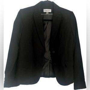 Calvin Klein black blazer size 6